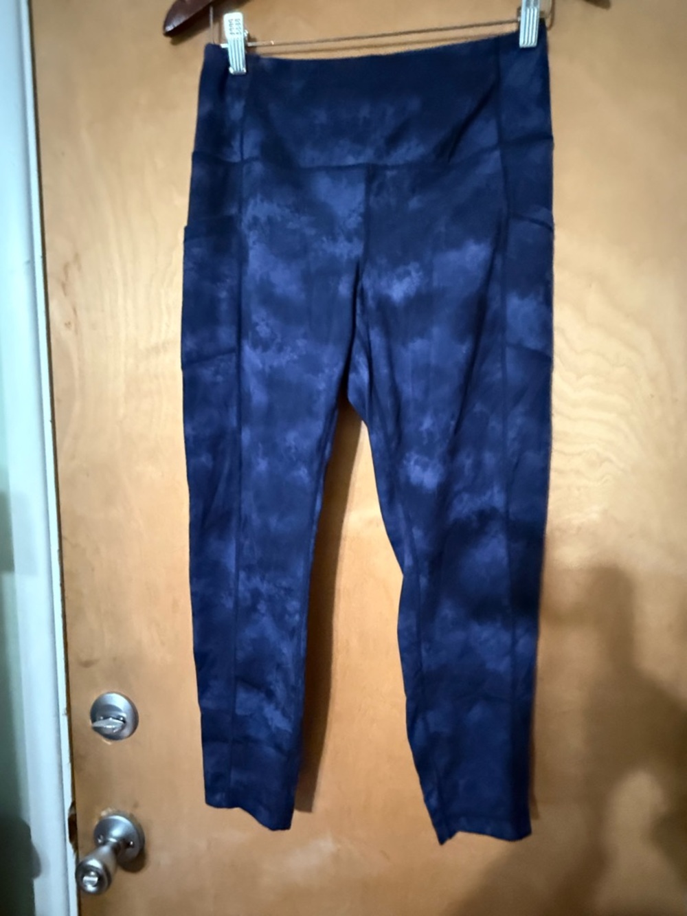 Victoria's Secret Navy Tie-Dye Leggings